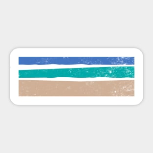 Retro Vintage Stripes Sticker